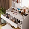Makeup Vanity Desk Set with Mirror & Light - 3 of 4