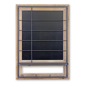Weekly Calendar Blackboard – 34.25"H Rustic Wood & Metal – Wall Organizer By Melrose - 1 of 3