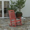 Merrick Lane Poly Resin Indoor/Outdoor Rocking Chair - 2 of 4