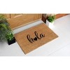 RugSmith Black Machine Tufted Hola Heart Doormat - 3 of 4