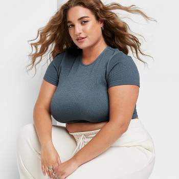 Women's Short Sleeve Seamless Baby T-Shirt - Wild Fable™