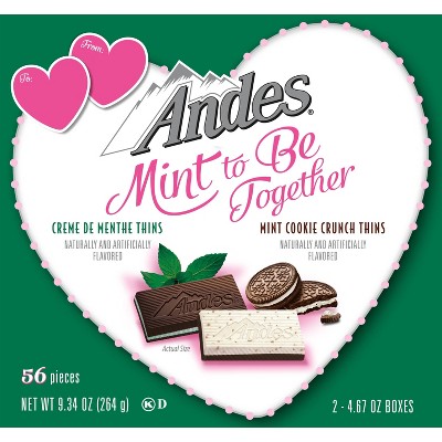 Andes Valentine's Mint To Be Together Chocolates - 9.34oz