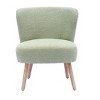 WestinTrends 4 Piece Upholstered Boucle Accent Chair and Ottoman Sets - 4 of 4