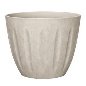 L&G Solutions 10 in. H X 12 in. D Polyresin Spritzer Planter Sand - 1 of 1