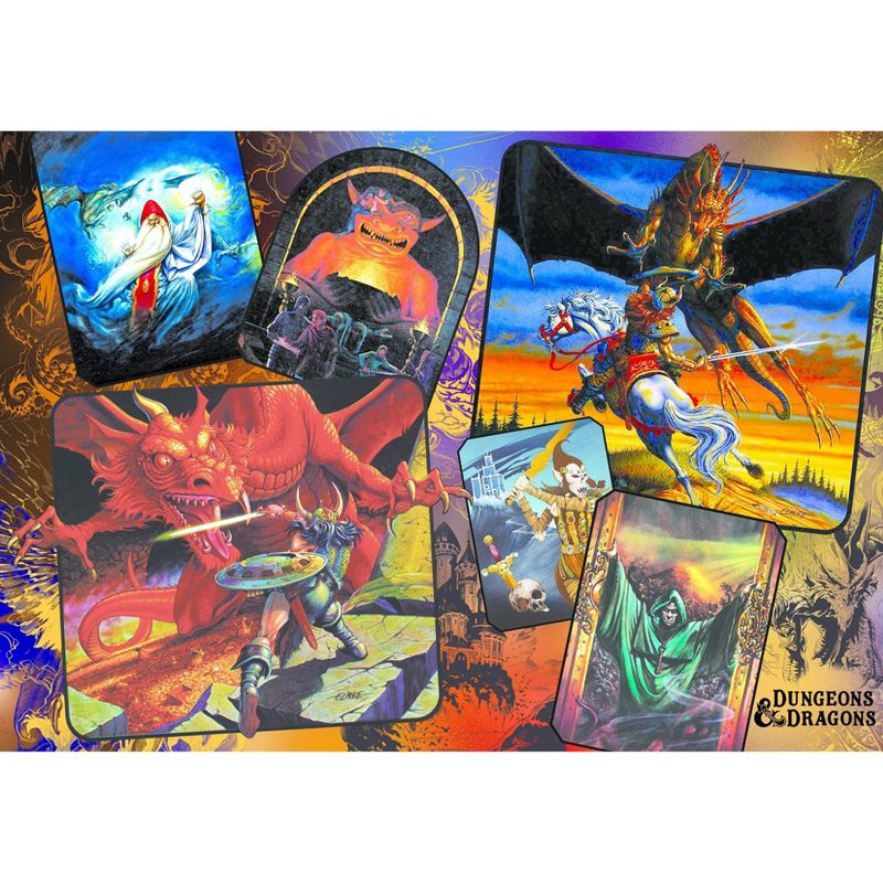 Trefl The Origins of Dungeons & Dragons Jigsaw Puzzle - 1000pc: Fantasy Theme, Brain Exercise, Flax Fiber Structure, 3 of 4