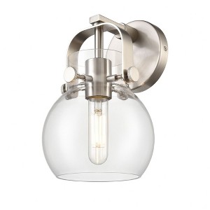 Pilaster II Sphere - 1 Light Wall Sconce In Industrial Style-9.75 Inches Tall and 6.5 Inches Wide - 1 of 1