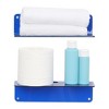 Unique Bargains Acrylic Floating Wall Display Shelves for Bathroom Living Room 3 Pcs - 3 of 4