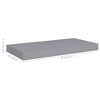 vidaXL Floating Wall Shelves 2 pcs Gray 19.7"x9.1"x1.5" MDF - 2 of 4