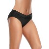 FIONECA Women Twist Bikini Bottom Moderate High Cut Bathing Suit Bottoms Ruched Swimsuit Bottom - 4 of 4