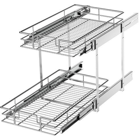 Slide Out Cabinet Organizer - Pull-Out Sliding Kitchen Cabinet