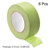 Unique Bargains Strong Adhesion No Sticky Residue DIY Crafts Masking Tapes 1" x 21 Yards 3 Pcs - 3 of 4