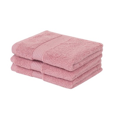 Splash Zero Twist 100% Ring Spun Cotton Face Washcloth Set – Reversible, 550 GSM, Soft, Lightweight, Highly Absorbent Towels for Bathroom