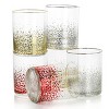 Laurie Gates California Designs Audrey Hill 6 Piece 16oz Glass Tumbler Set in Assorted Colors - 2 of 4