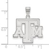 Black Bow Jewelry 10k White Gold Texas A&M Aggies NCAA Large Pendant - 2 of 3