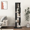 TiramisuBest 40" Home Executive Desk and Upholstered Chair Set with Bookshelf – Espresso - 3 of 4