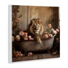 Stupell Industries Lion in Flower Filled Tub, 12" x 12" - 3 of 4