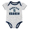 MLB Seattle Mariners Baby Girls' 3pk Bodysuit - 0-3M