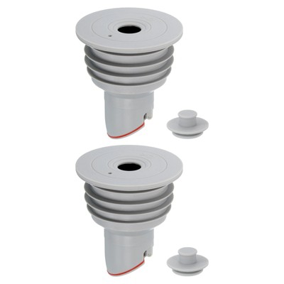 Unique Bargains Silicone Anti-Odor Ring Washing Machine Sealing Drain Stoppers 2 Pcs