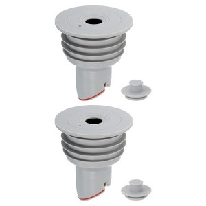 Unique Bargains Silicone Anti-Odor Ring Washing Machine Sealing Drain Stoppers 2 Pcs - 1 of 4