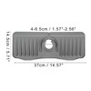 Unique Bargains Kitchen Silicone Faucet Drain Pad 14.57"x5.71" 1 Set - 4 of 4