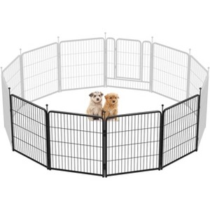 Rollick Dog Playpen for Yard 32 inch 4 Panels - 1 of 2
