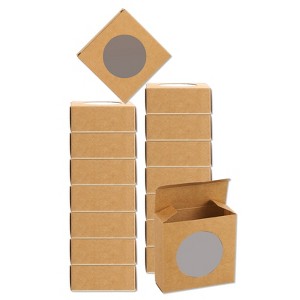Unique Bargains Bakery Candy Jewelry Soap Display Kraft Mini Gift Boxes 16 Pcs - 1 of 4