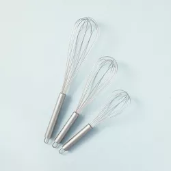 3pc Stainless Steel Whisk Set Vintage Finish - Hearth & Hand™ with Magnolia
