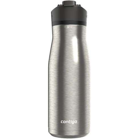Contigo AUTOSPOUT  Gray  Plastic  Travel  Water Bottle  BPA Free 32 oz. 