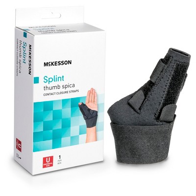 Mckesson Thumb Splint With Spica For Left Hand, L/xl, 1 Count : Target