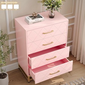 Jojoka Wooden Dresser for Bedroom, Dressers & Chest of Drawers with 4 Drawer - 1 of 4