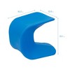 ECR4Kids Wave Seat, 14in - 15.1in Seat Height, Perch Stool, 2-Pack - 2 of 4