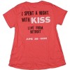 Seven Times Six KISS Girl's Get Ready Detroit Worldwide Tour Vintage T-Shirt Orange - 2 of 3