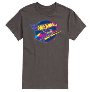 Men's - Hot Wheels - Neon Racer Logo Short Sleeve Graphic T-Shirt - 1 of 4