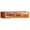 vidaXL Wall Console Table Brown Solid Sheesham wood Compact - 2 of 4
