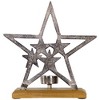 Northlight Stars Within a Star Metal Tealight Candle Holder - 9.5" - 4 of 4