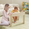 KTMBDW Kids Wood Table and Chair Set, Kids Play Table with 1Chairs, Pieces Kids Study Table for Toddlers, Girls, Boys - 3 of 4