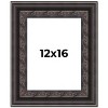 PosterPalooza | 3.5" Wide Ornate Black Picture Frame - UV Acrylic, Foam Board Backing, Hanging Hardware - 2 of 4