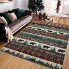 Christmas Area Rugs for Bedroom Living Room Xmas Farmhouse Washable Rug Carpet - 2 of 4