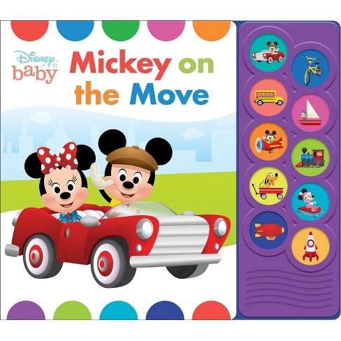 Disney Baby: Mickey On The Move Sound Book - By Pi Kids (mixed