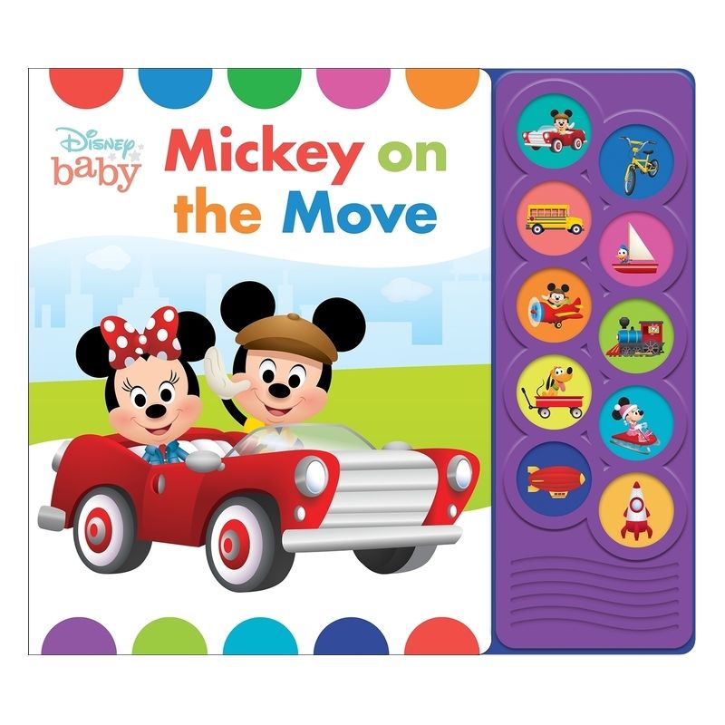 Disney Baby: Mickey on the Move Sound Book - by  Pi Kids (Mixed Media Product), 1 of 2