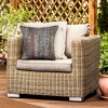 Liora Manne Marina Modern Indoor/Outdoor Pillow.. - 4 of 4