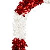 Bright Creations 2 Pack Giant Christmas Candy Cane Decorations, Outdoor Red and White Tinsel Decor for Xmas Holiday, 50 In - 4 of 4