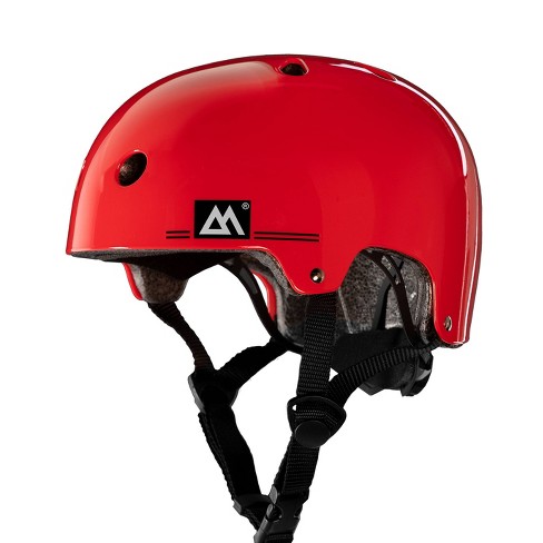 Red skateboard hot sale helmet