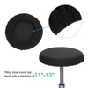Unique Bargains Polyester Round Washable Elastic Bar Stool Cover for Dia 11"-13" Chairs 4 Pcs - 3 of 4