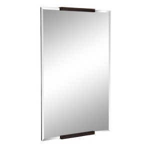Kate and Laurel Erina Metal Rectangle Mirror, 20x31, Bronze - 1 of 4