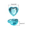 Unique Bargains Craft Embellishments Acrylic Heart Rhinestone Flat Back Gems 40 Pcs - 2 of 4