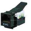 Monoprice Cat6 RJ45 Toolless Keystone Jack for 22-24AWG Solid Wire, Black - 3 of 4