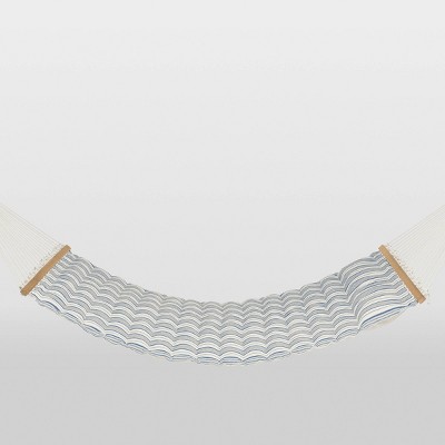 Linen Striped Pillow Top Hammock - Blue/White - Threshold™