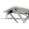 Kumasinova Ergonomic Adjustable Height Standing Desk,Home Office Desks with Keyboard Tray,Computer Desk for Study Optimal Workspace - 3 of 4