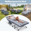 Docred Folding Camping Cot with Mattress & Carry Bag for Adults – Standard & Oversized XXL, Single & 2-Pack Outdoor Sleeping Bed Options - 2 of 4